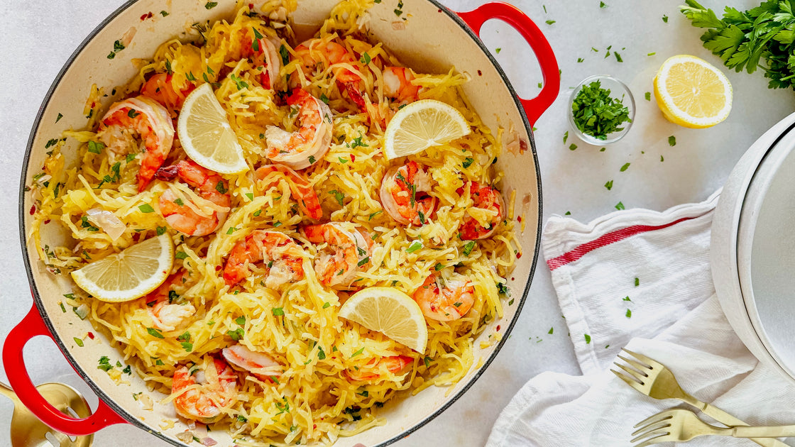 Shrimp Scampi with Spaghetti Squash – BrocElite