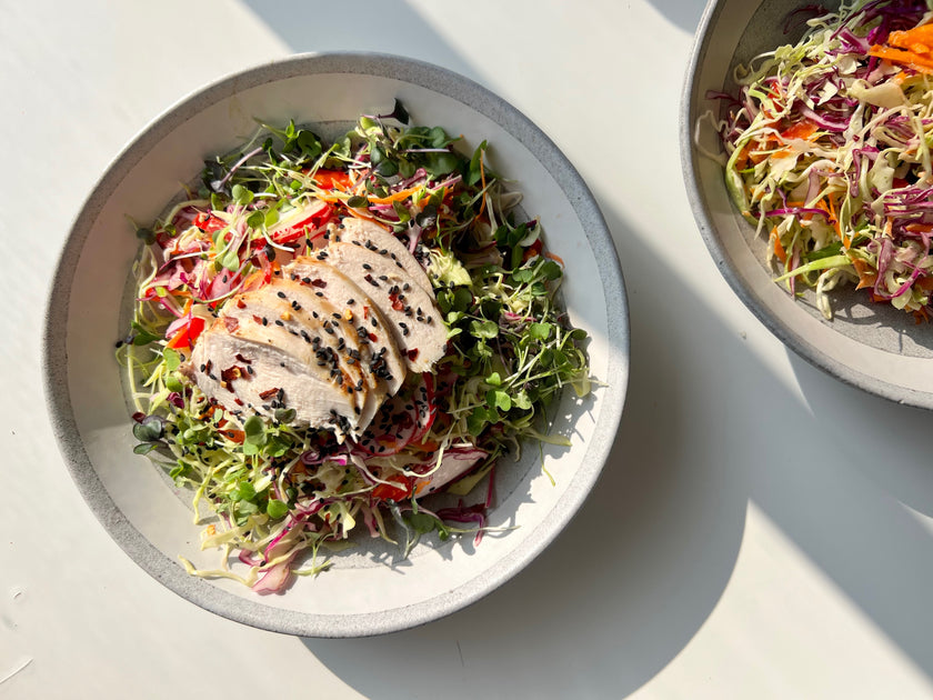 Shaved Slaw & Green Avacado Dressing BrocElite