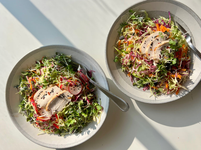 Cole Slaw With Green Avacado Dressing BrocElite